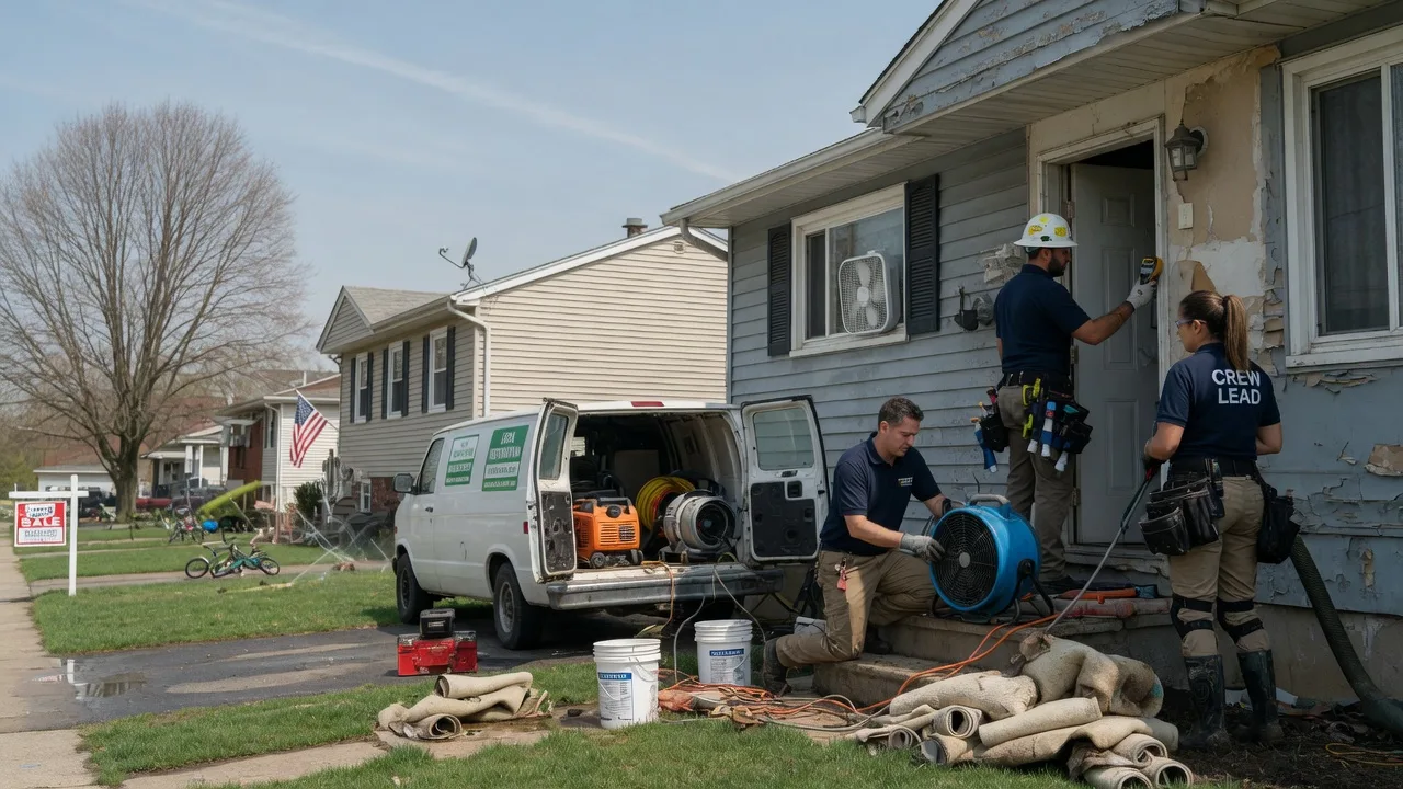 Flood Cleanup in Bangor, MI near me